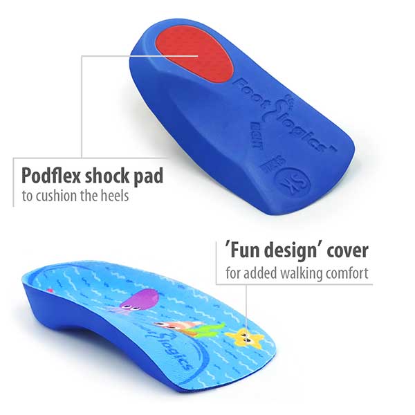 Footlogics KIDS 3/4 LENGTH Orthotics