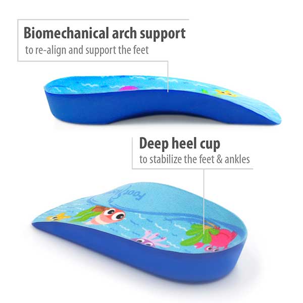 Footlogics KIDS 3/4 LENGTH Orthotics