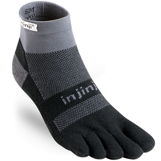 Injinji RUN 2.0 Midweight Mini-Crew Running Toe Socks